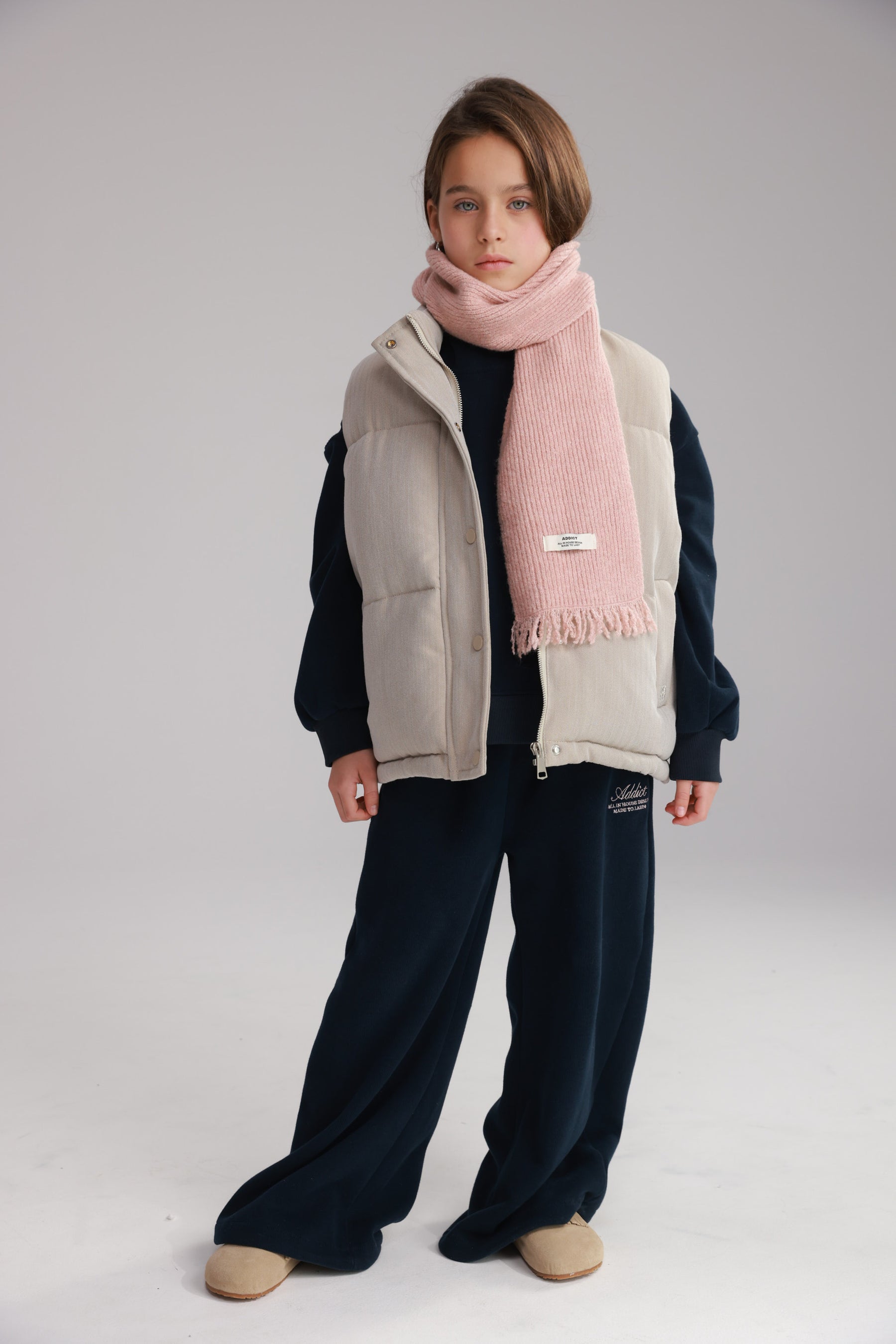 צעיף מרלן ורוד