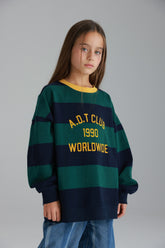 חולצת קאי נייבי/ירוק