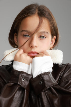 מעיל מיגל חום כהה