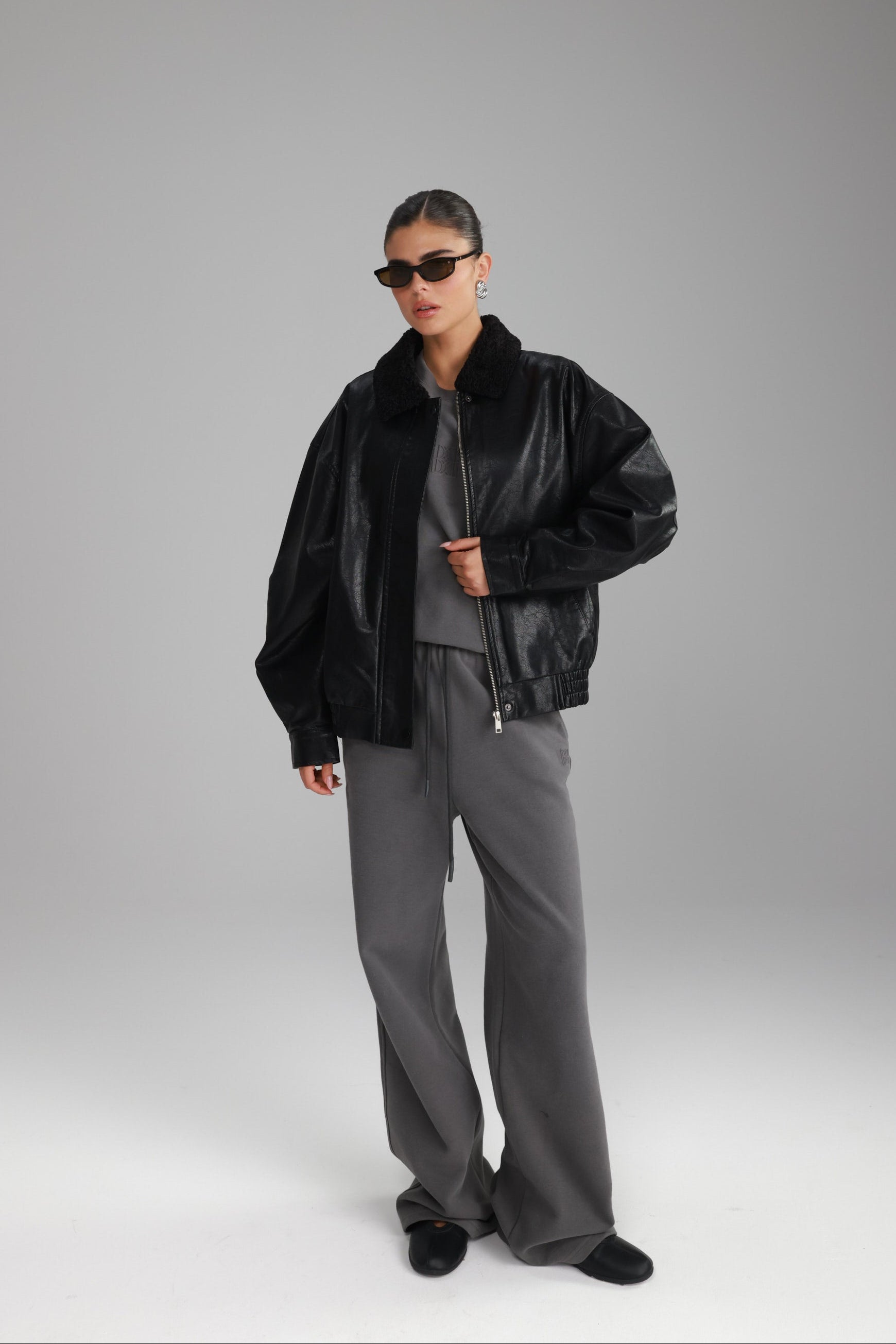 חליפת אדיסון אפור כהה