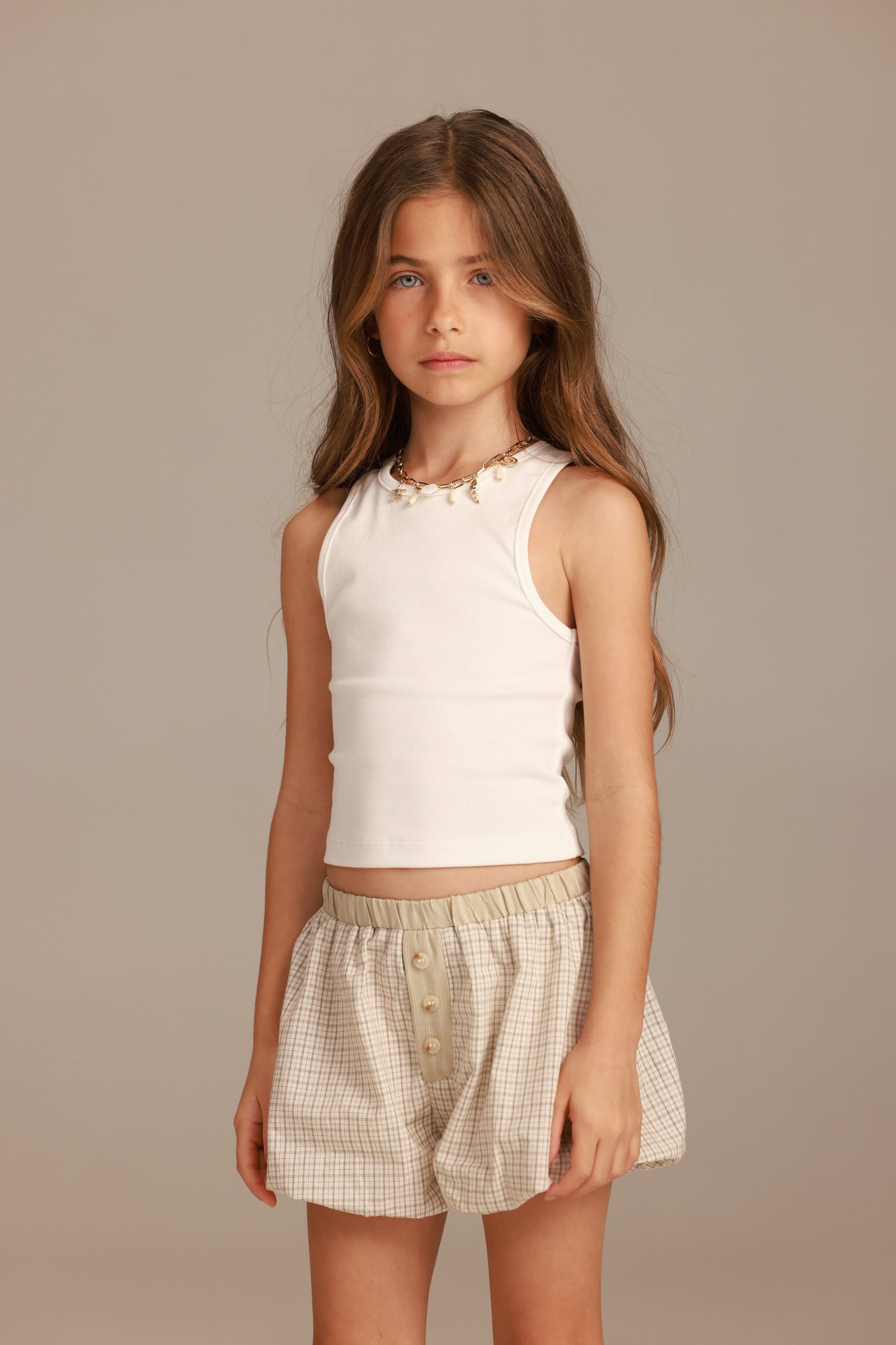 גופיית אנאלי לבנה