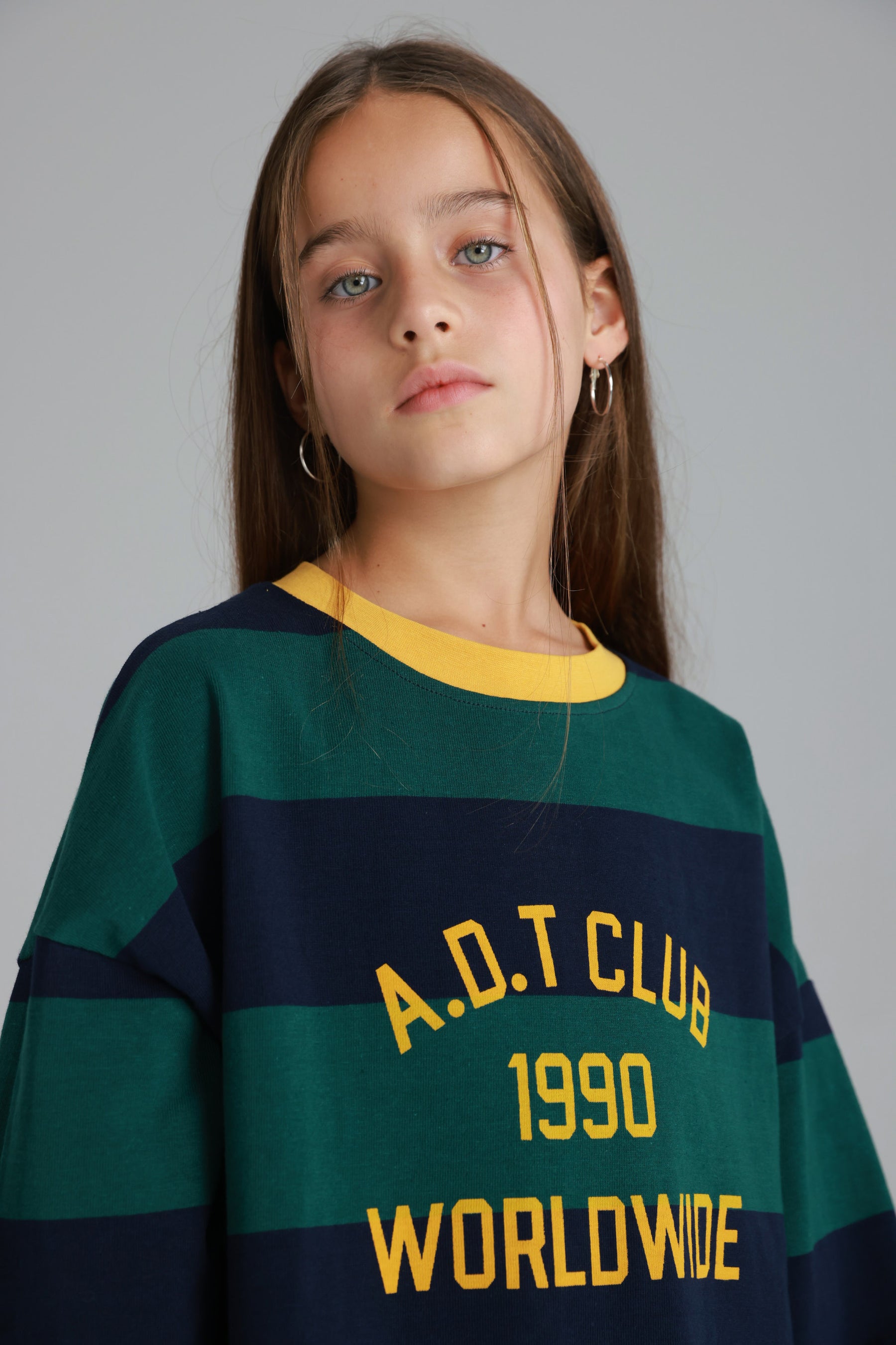 חולצת קאי נייבי/ירוק