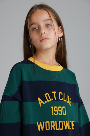 חולצת קאי נייבי/ירוק