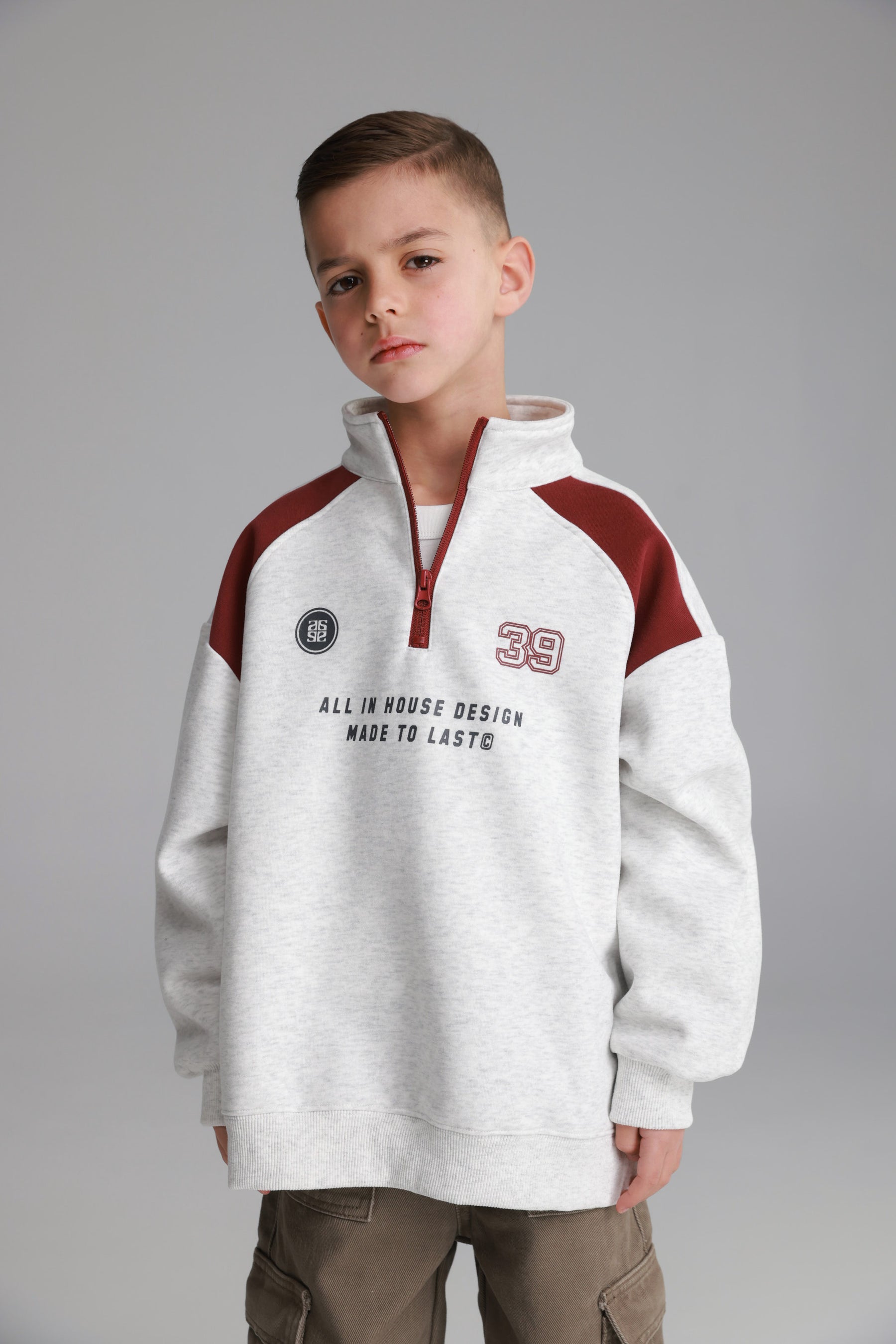 סוויטשירט נאלה אפור