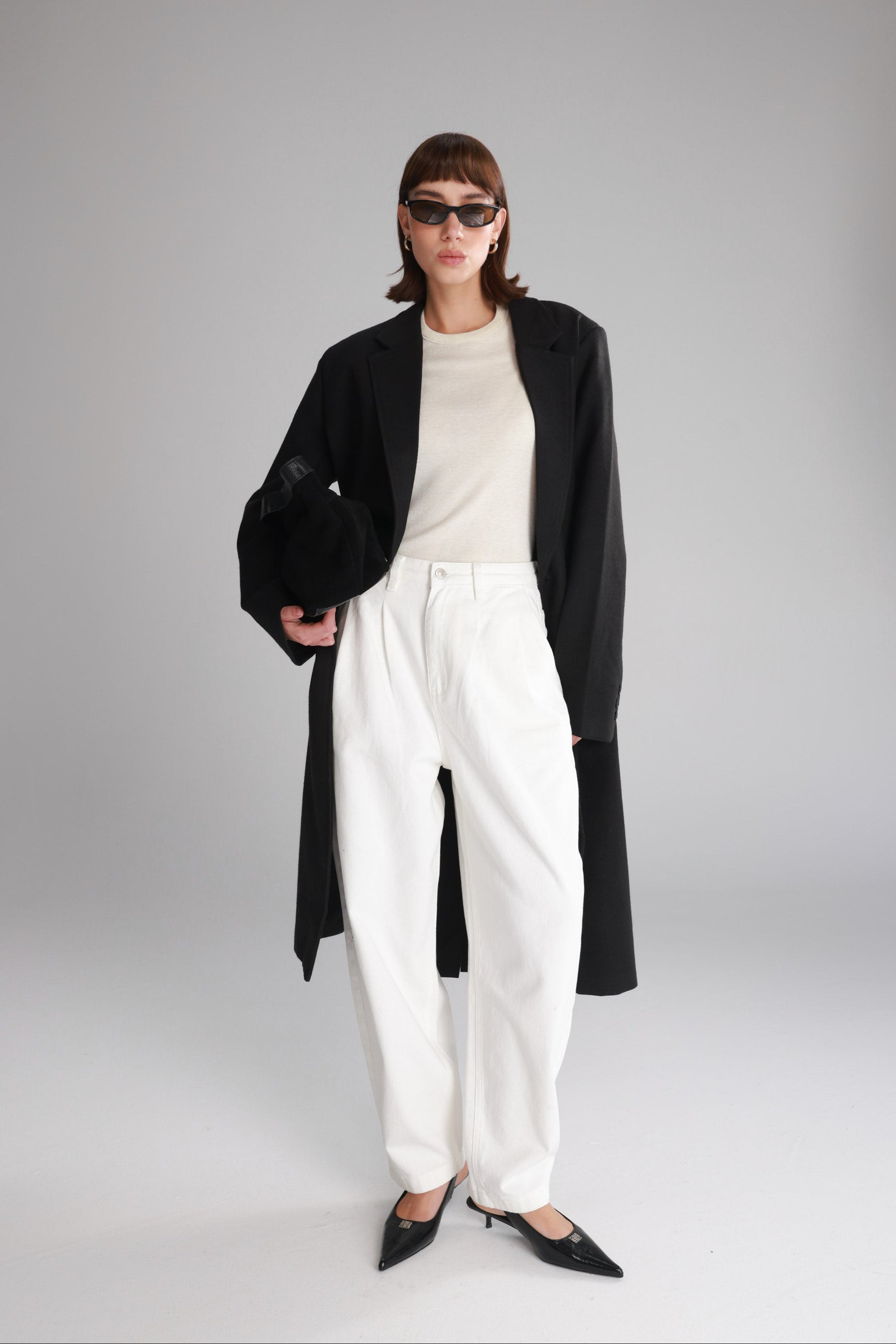 ג'ינס אלכס לבן