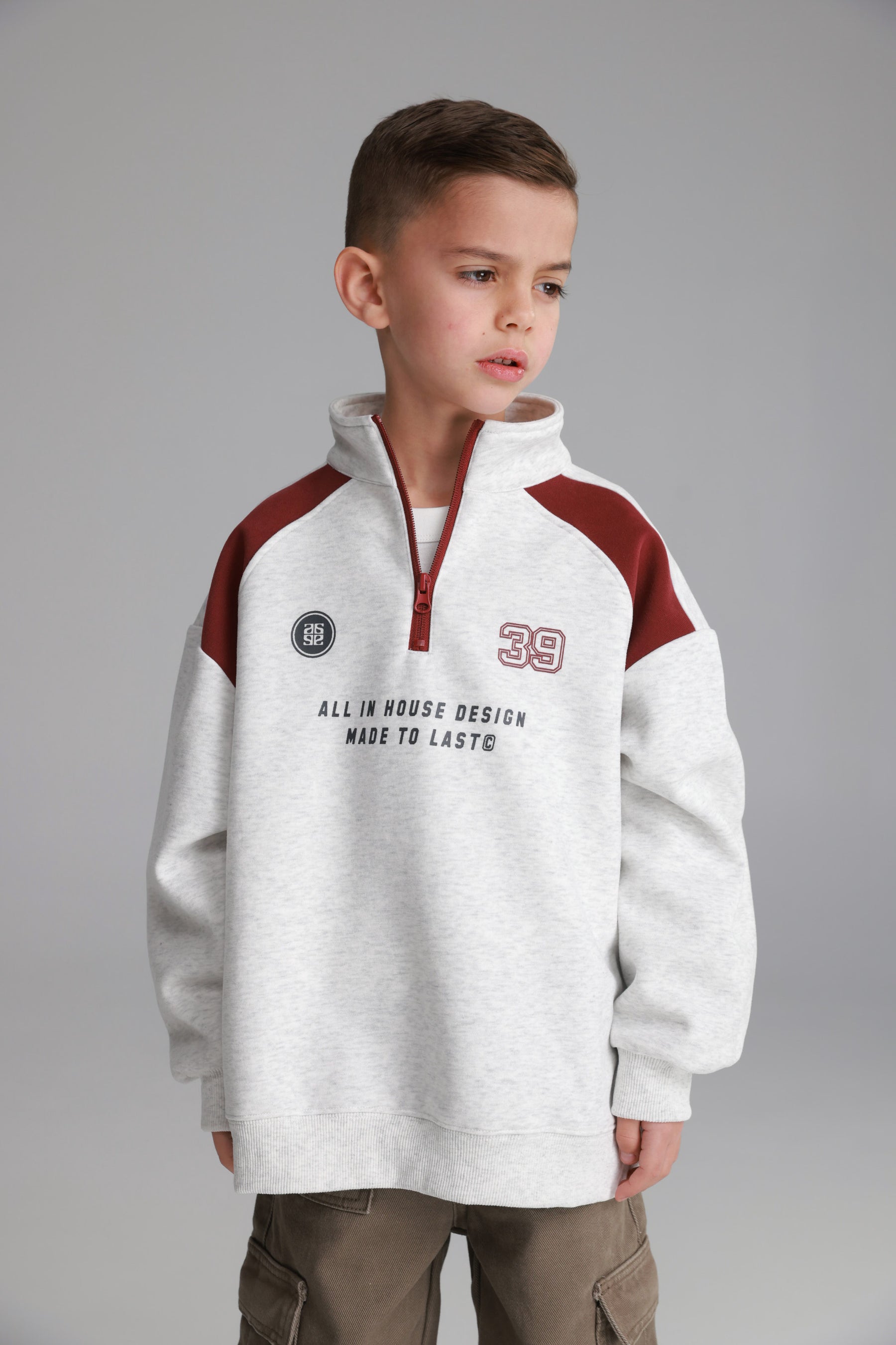 סוויטשירט נאלה אפור