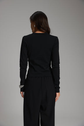 חולצת אולינה שחורה