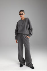 חליפת אדיסון אפור כהה