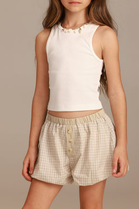 גופיית אנאלי לבנה