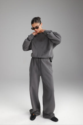 חליפת אדיסון אפור כהה