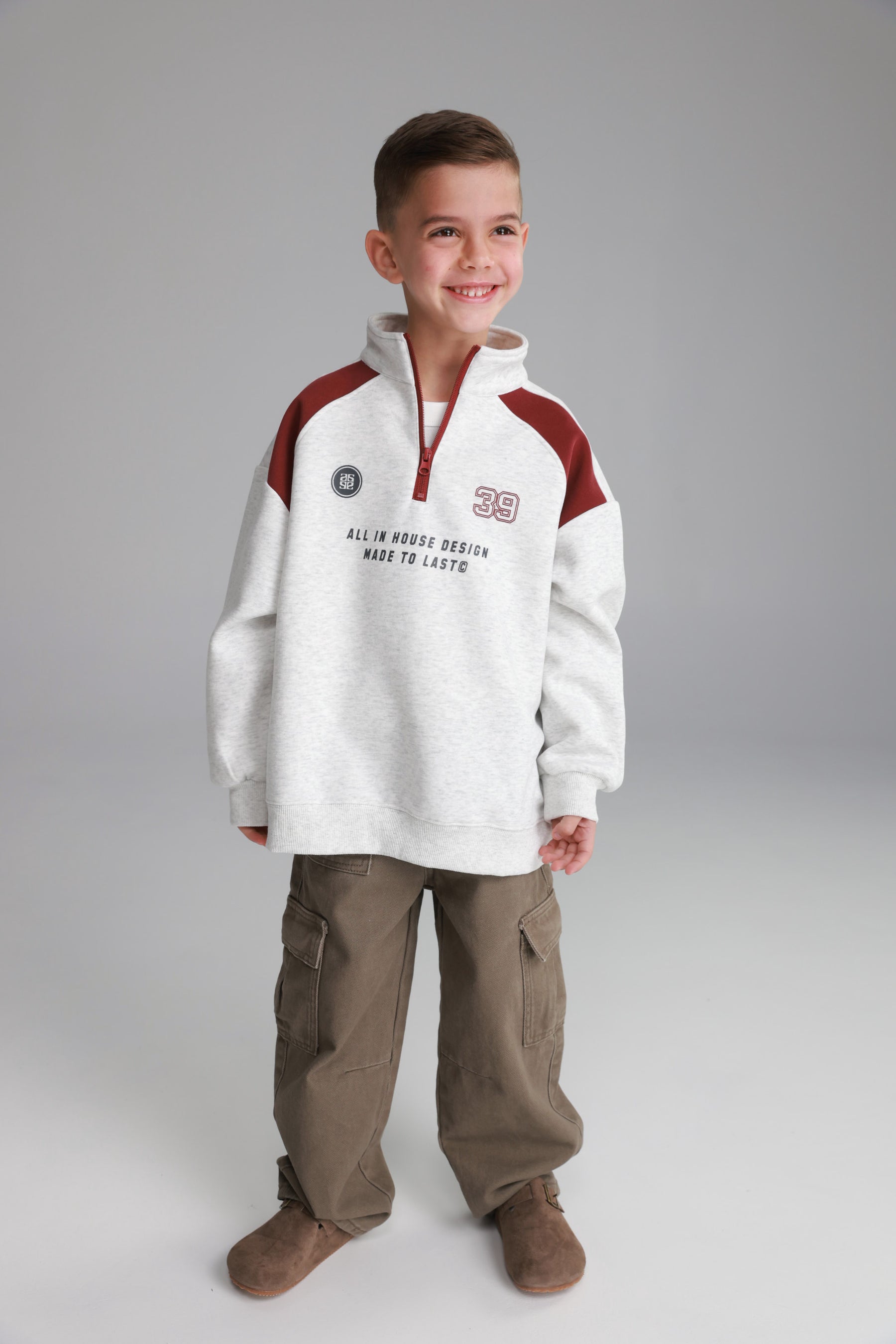 סוויטשירט נאלה אפור