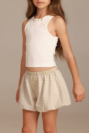 גופיית אנאלי לבנה