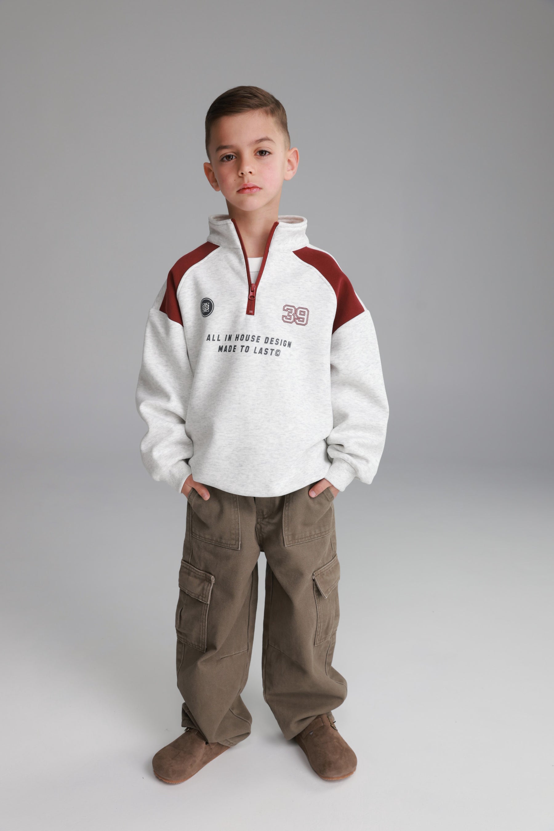 סוויטשירט נאלה אפור