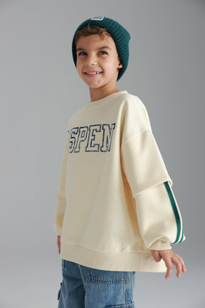 סוויטשירט אנני שמנת