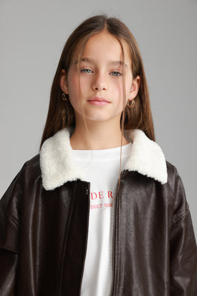 מעיל מיגל חום כהה