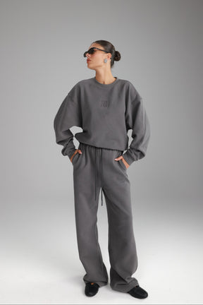 חליפת אדיסון אפור כהה