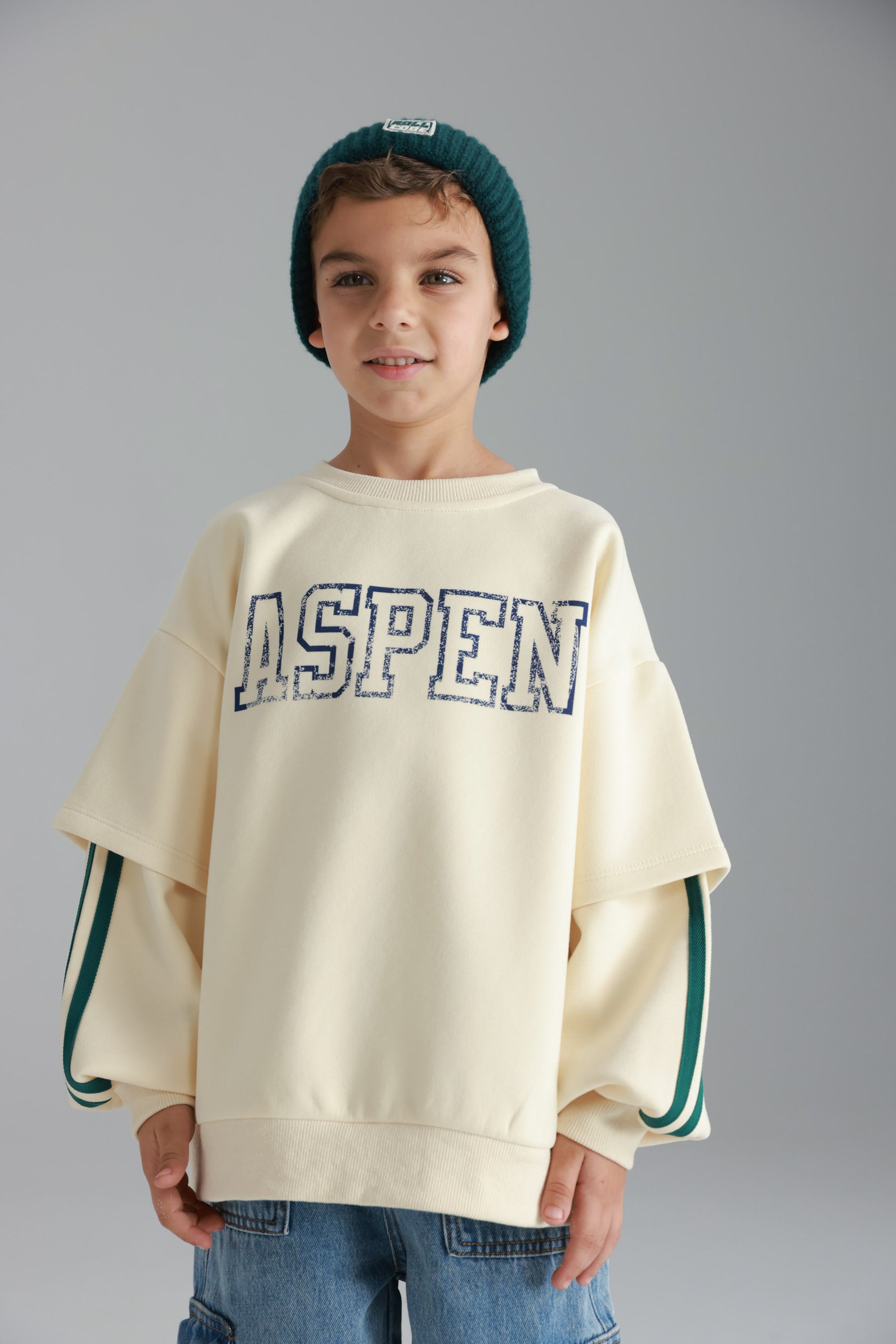 סוויטשירט אנני שמנת