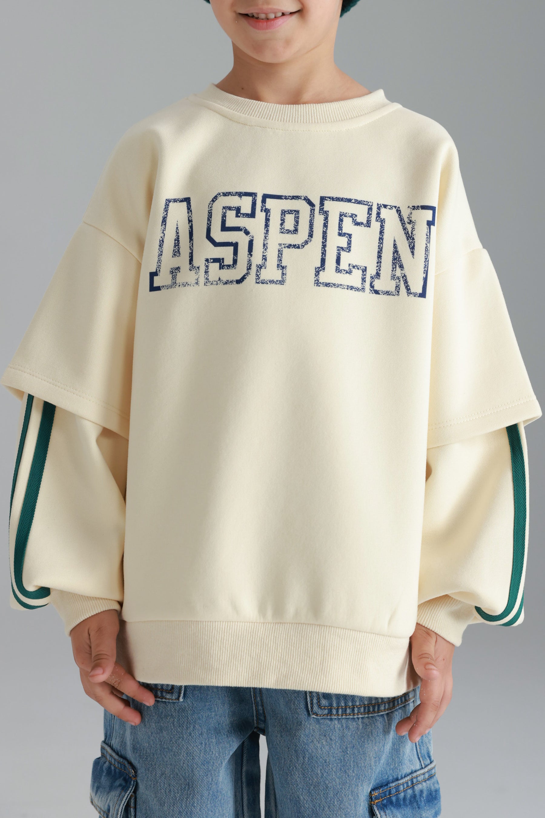 סוויטשירט אנני שמנת