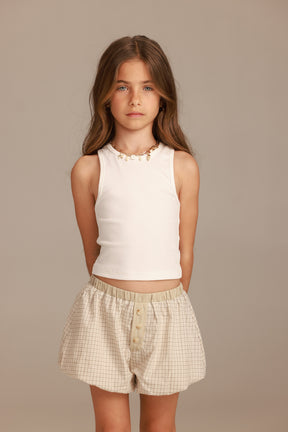 גופיית אנאלי לבנה