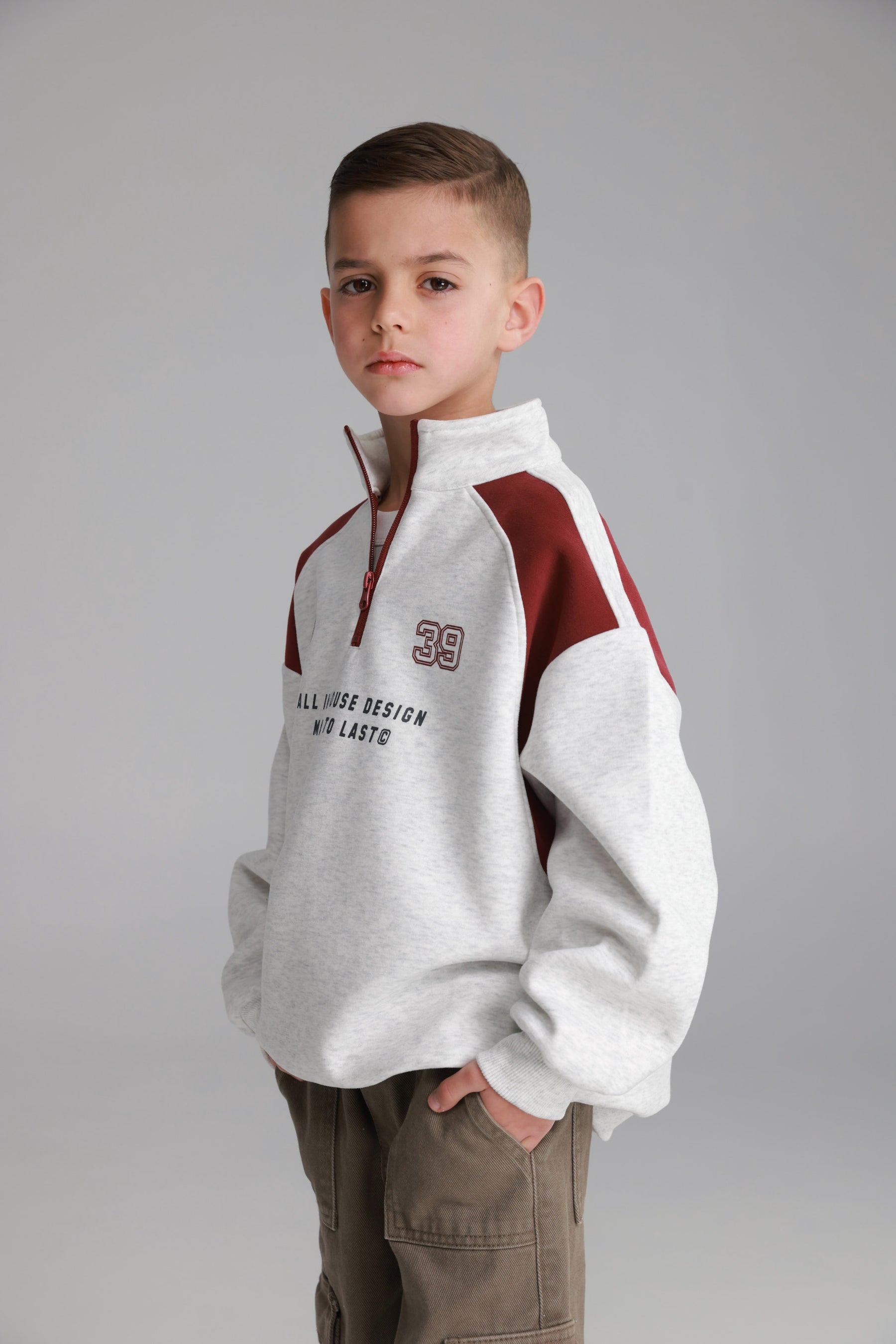 סוויטשירט נאלה אפור