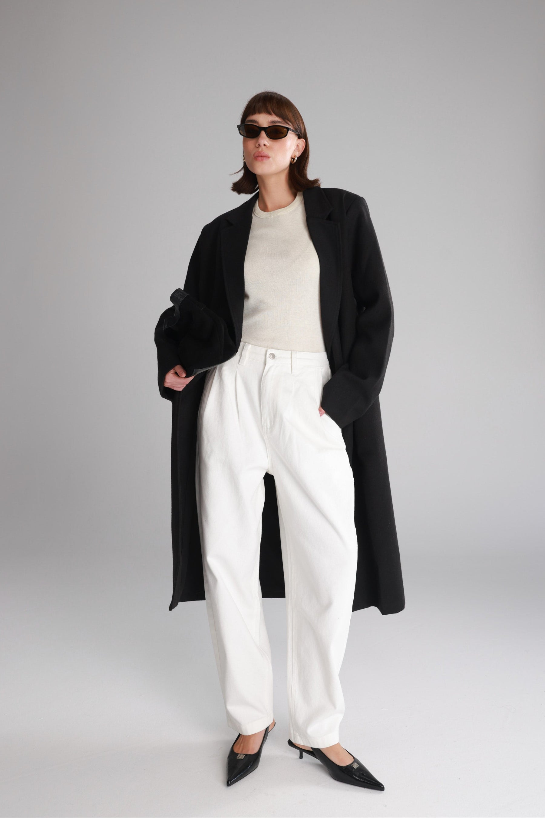 ג'ינס אלכס לבן