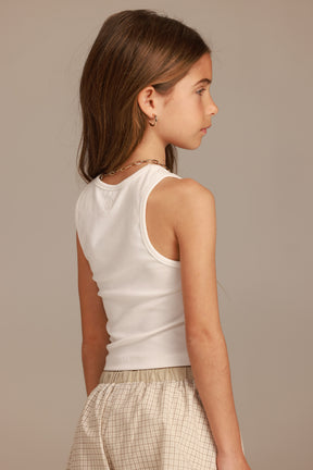 גופיית אנאלי לבנה