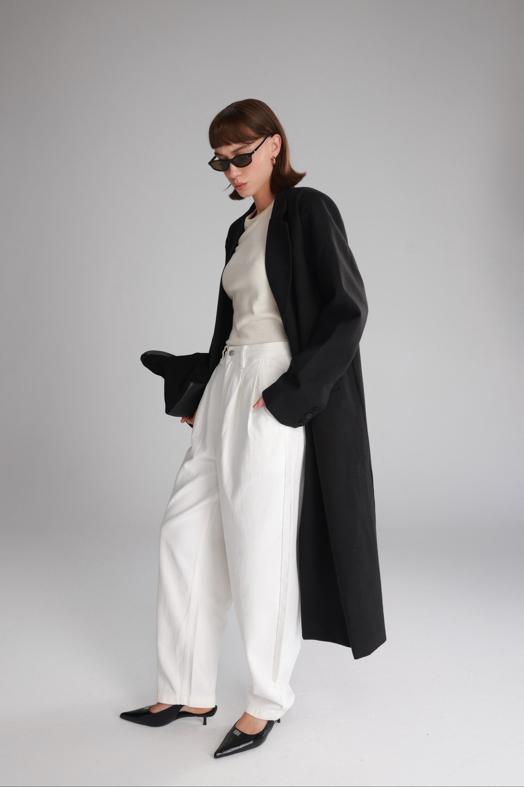 ג'ינס אלכס לבן