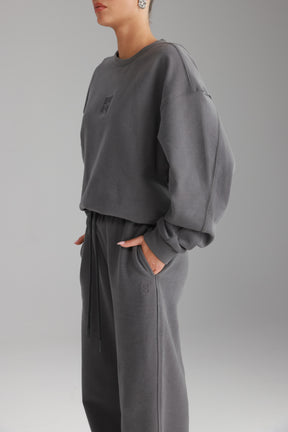 חליפת אדיסון אפור כהה