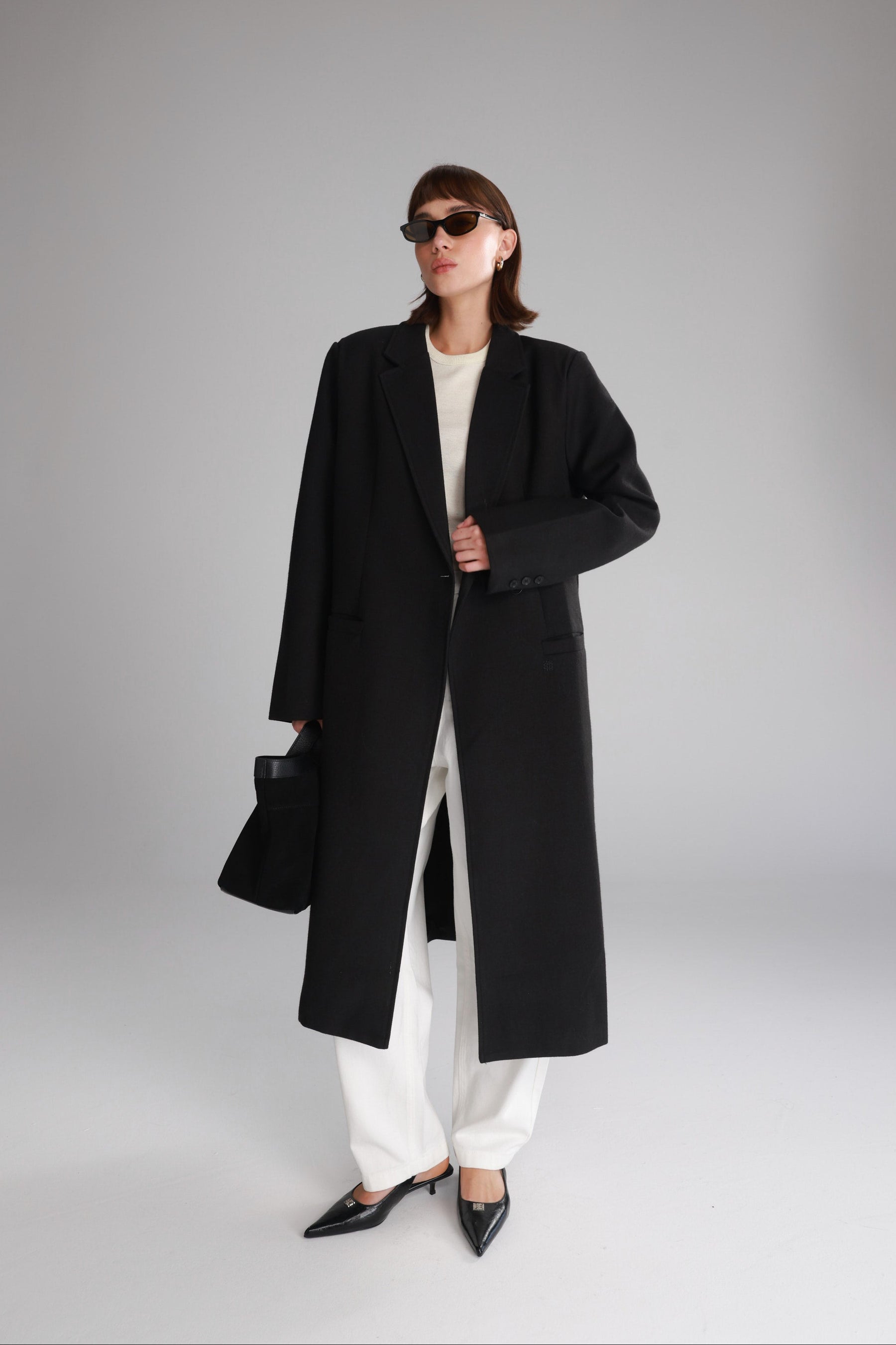 מעיל אדיסון שחור