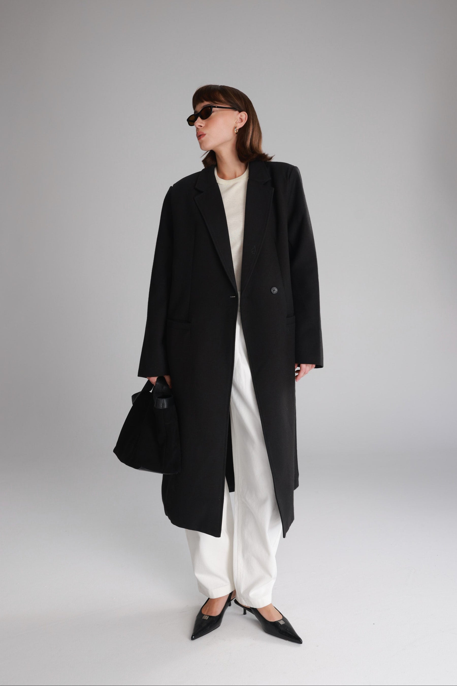 מעיל אדיסון שחור