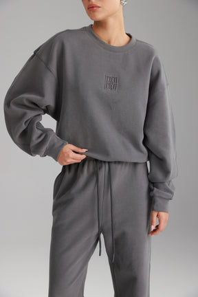 חליפת אדיסון אפור כהה