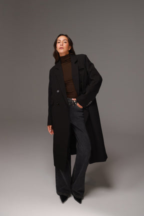 חולצת גולף ספנסר חום כהה