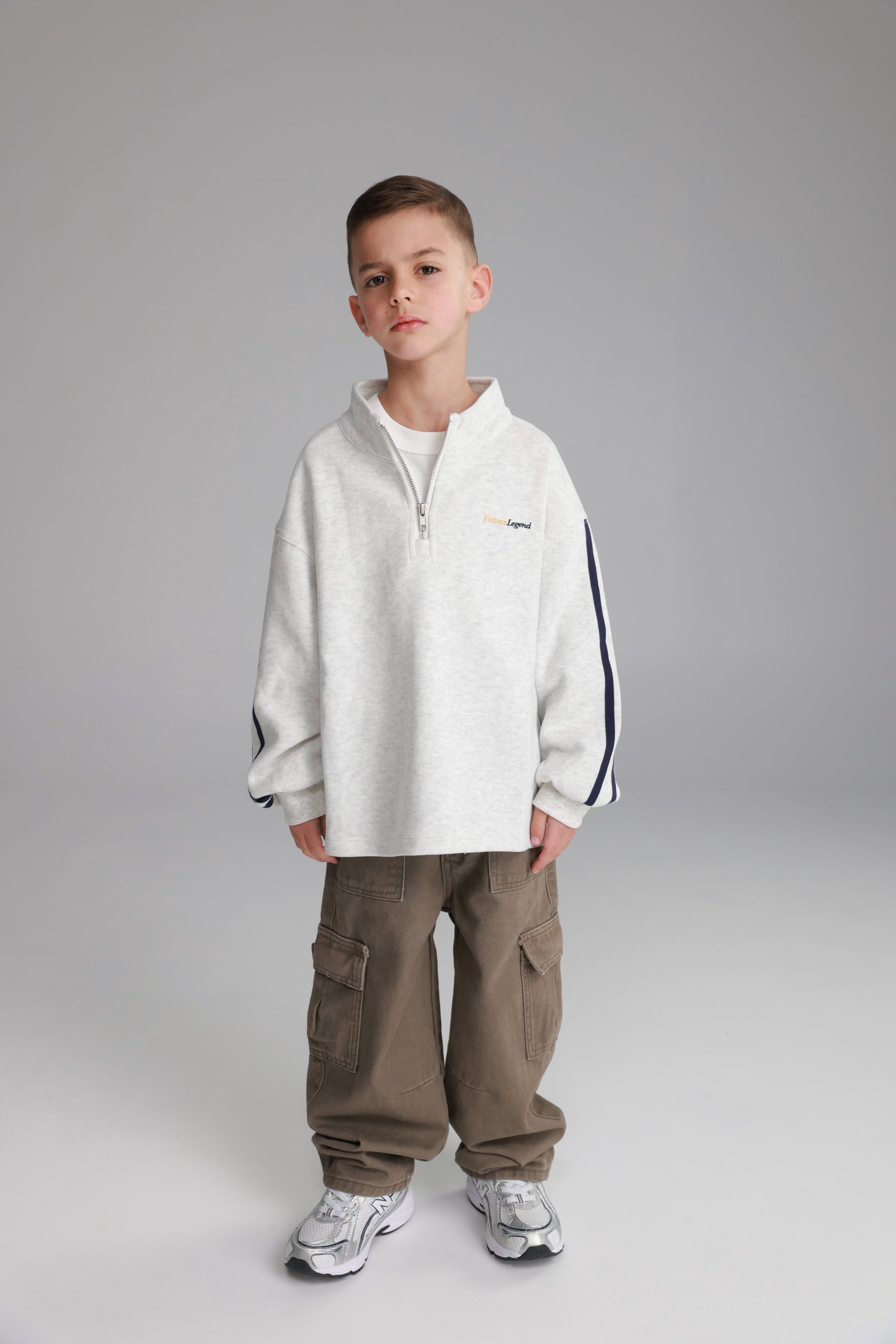 סוויטשירט טוני אפור בהיר