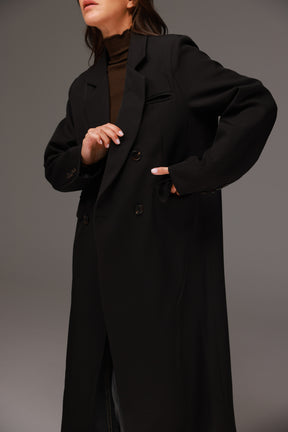 מעיל מורנה שחור