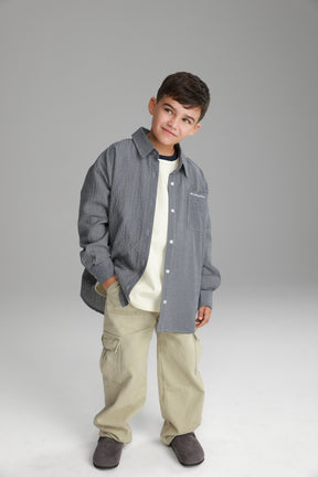 חולצת פייל שמנת