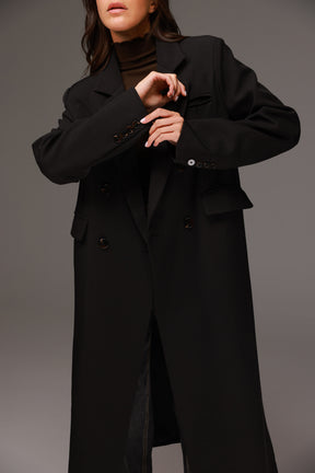 מעיל מורנה שחור