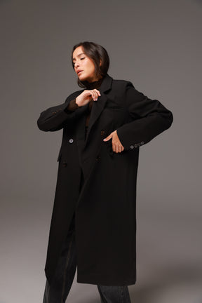 מעיל מורנה שחור