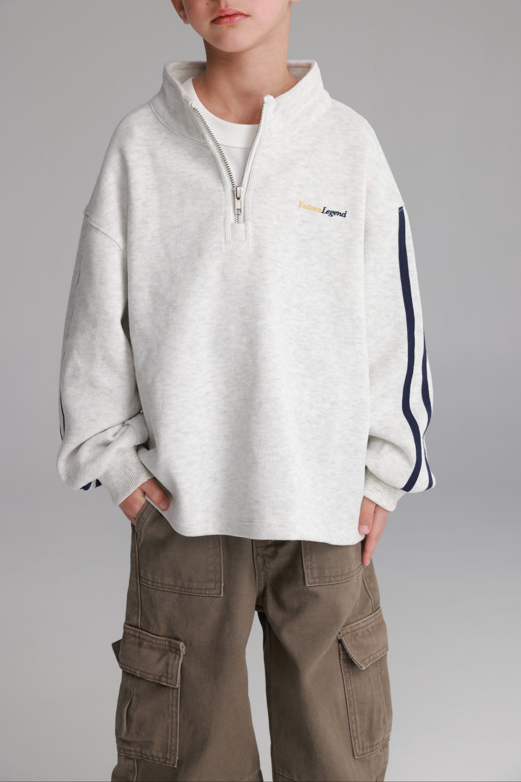 סוויטשירט טוני אפור בהיר