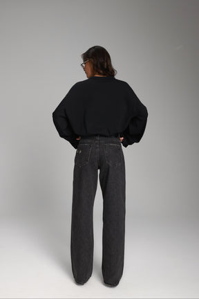 חולצת נדיה שחורה