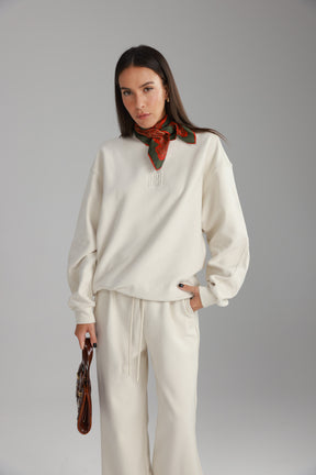 חליפת אדיסון שמנת