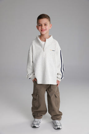 סוויטשירט טוני אפור בהיר