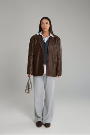 סוודר שרלוט אפור כהה