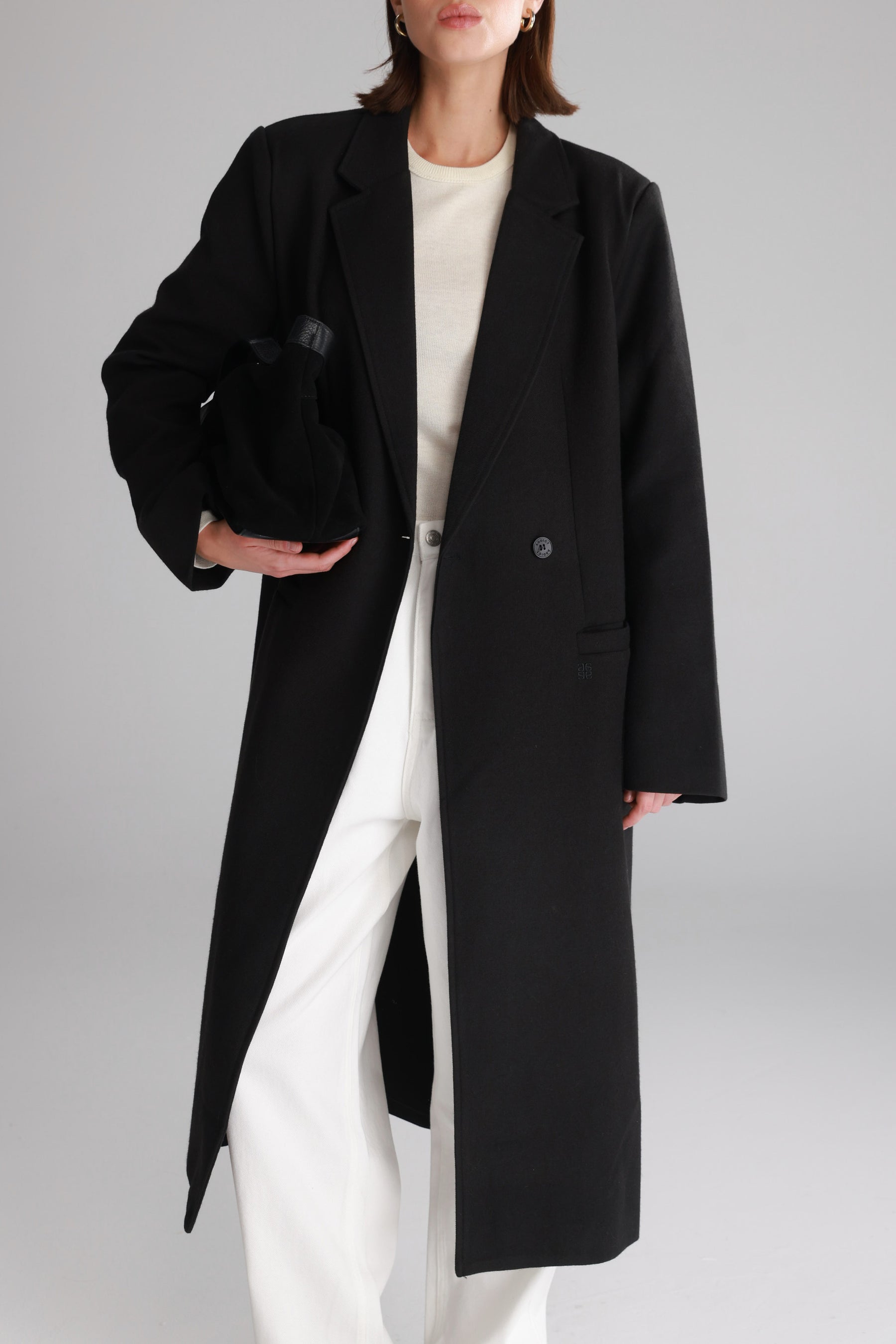 מעיל אדיסון שחור