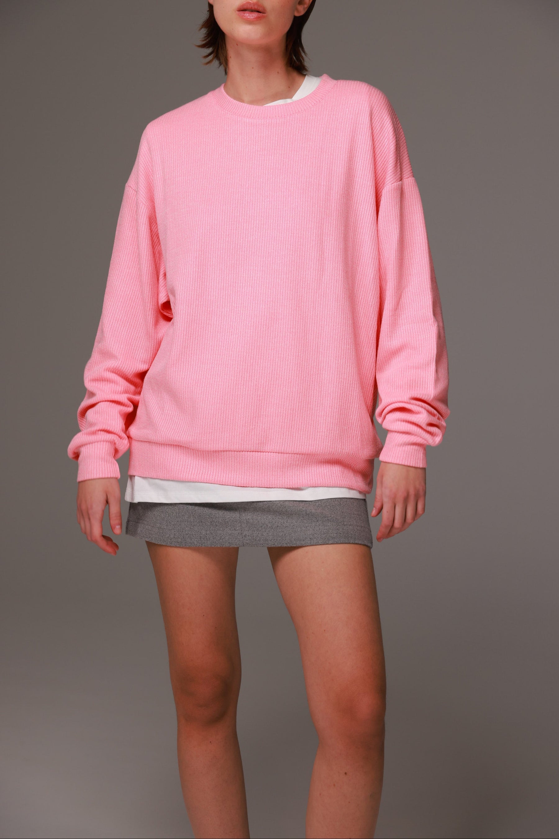 חולצת סריג אמילי ורודה