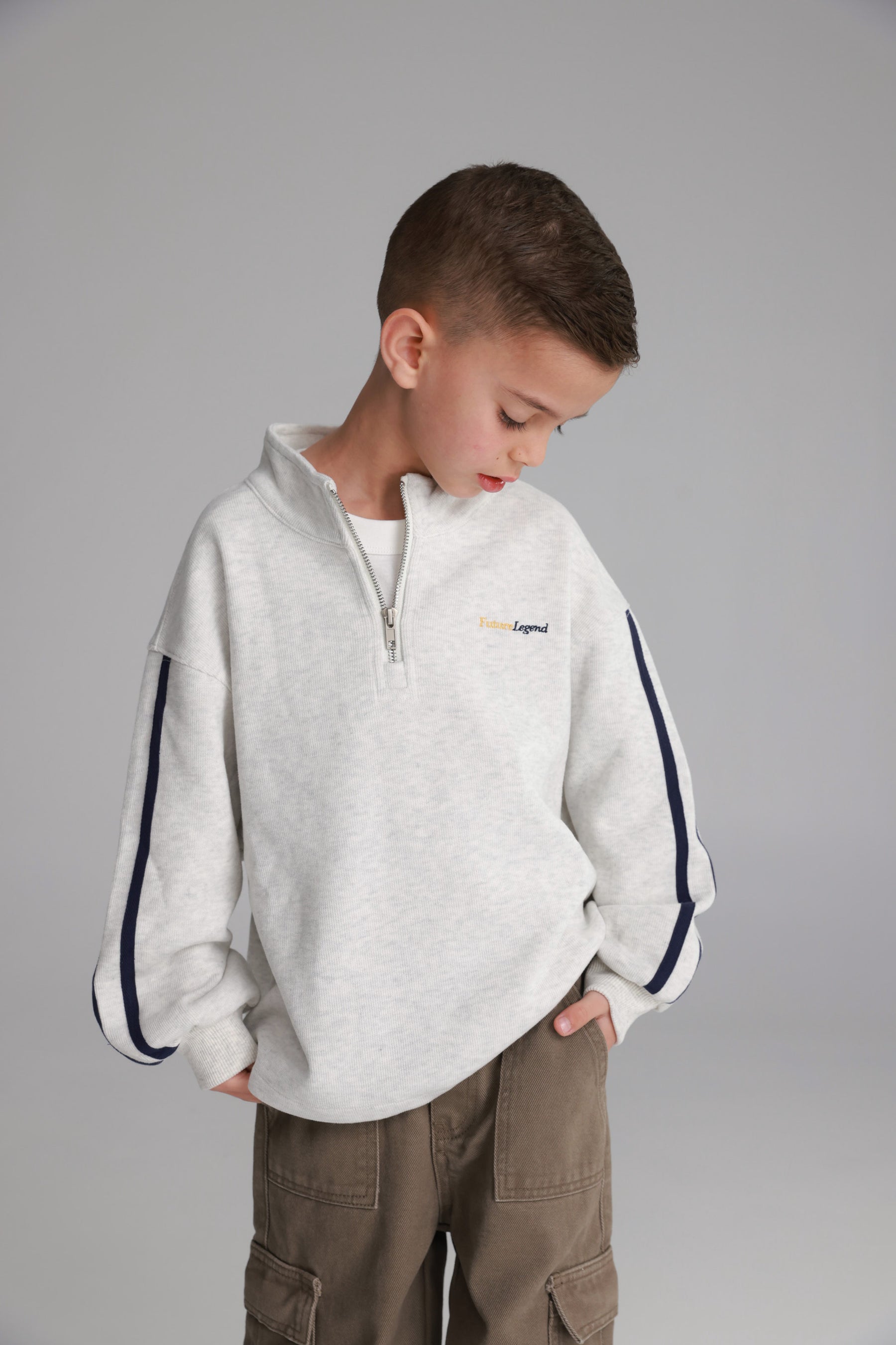 סוויטשירט טוני אפור בהיר