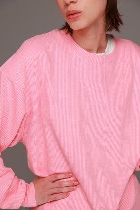 חולצת סריג אמילי ורודה