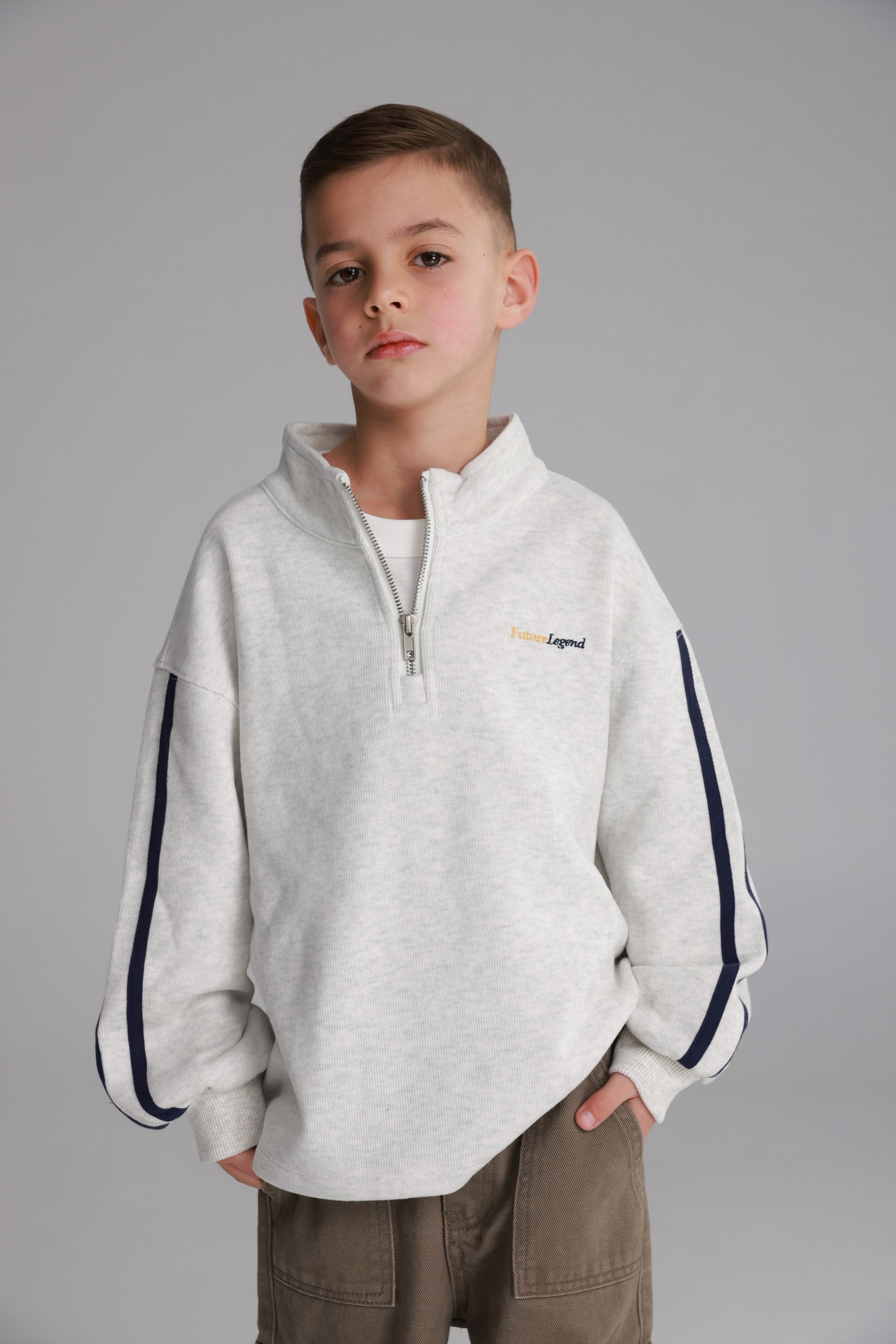 סוויטשירט טוני אפור בהיר