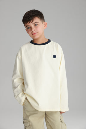 חולצת פייל שמנת