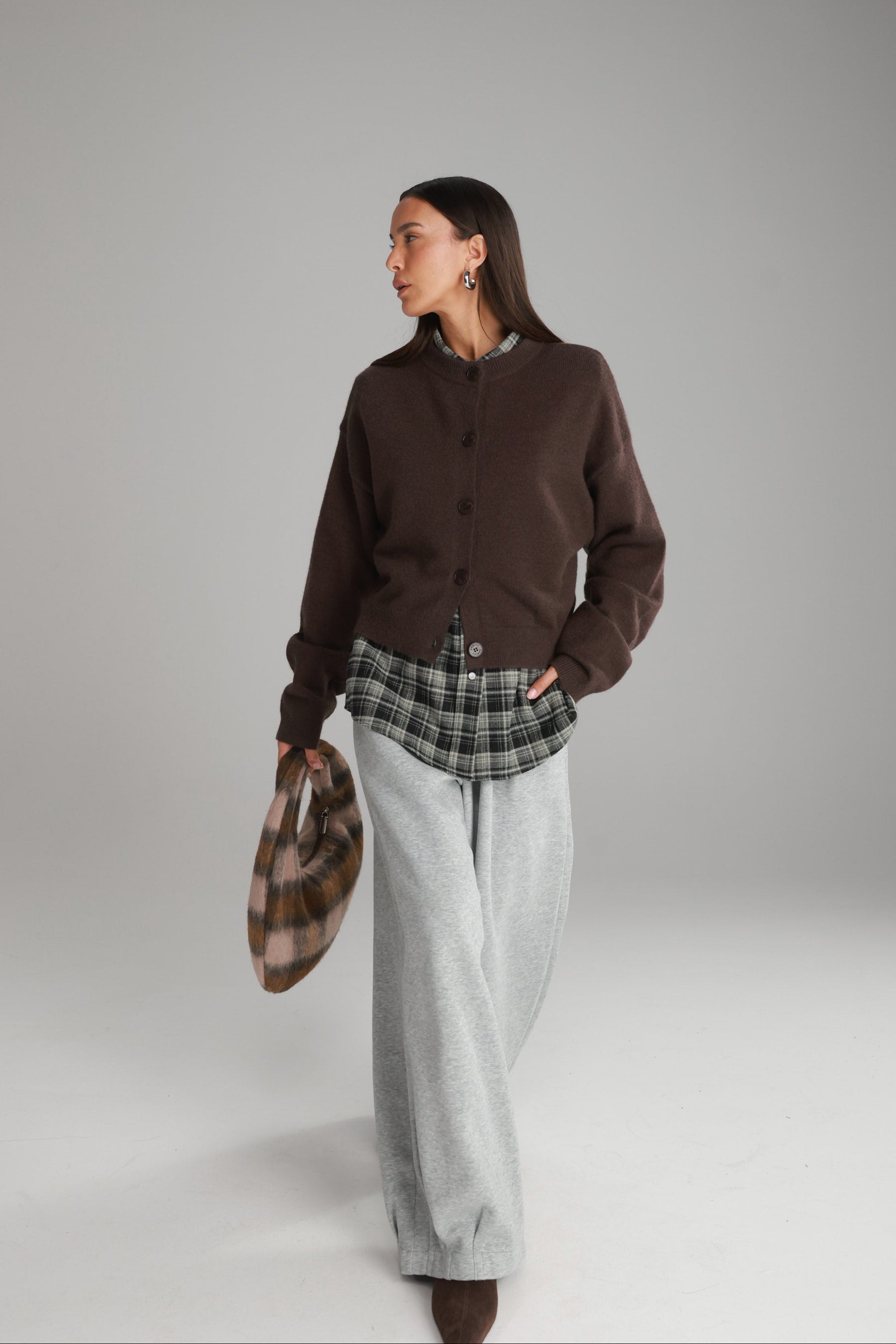 סוודר מלודי חום