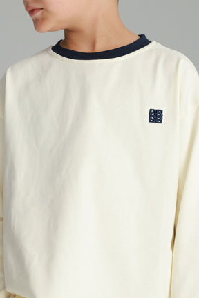 חולצת פייל שמנת